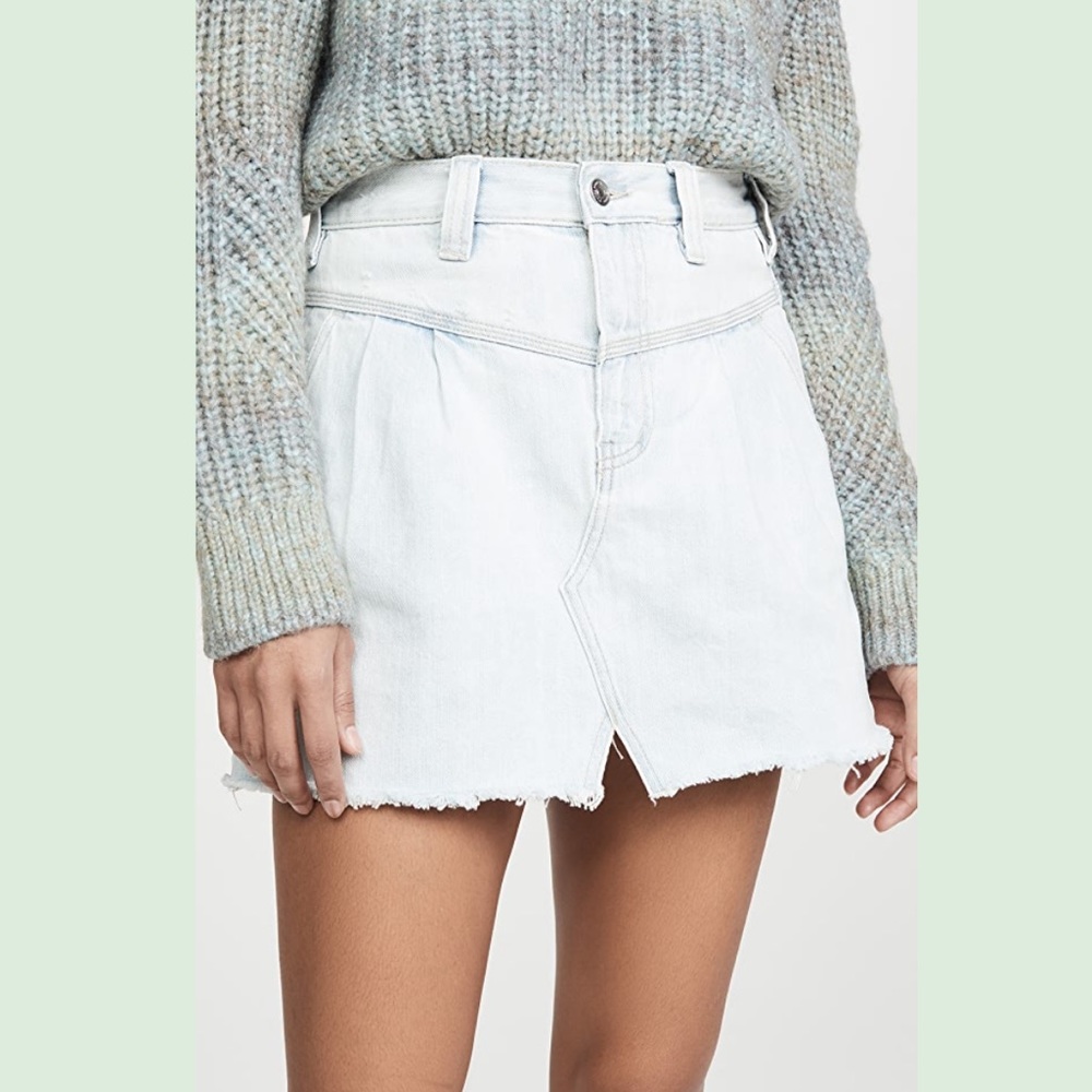 Free People Sidecar Mini Skirt
